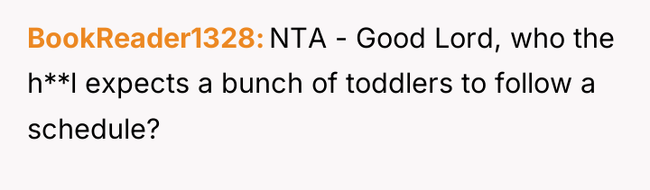 BookReader1328 NTA - Good Lord, who the h**l expects a...