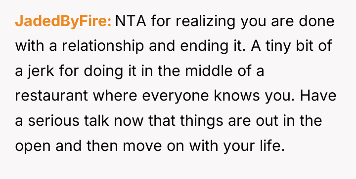 JadedByFire NTA for realizing you are done with a relationship...
