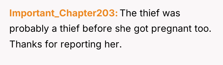 Important_Chapter203 The thief was probably a thief before she got...