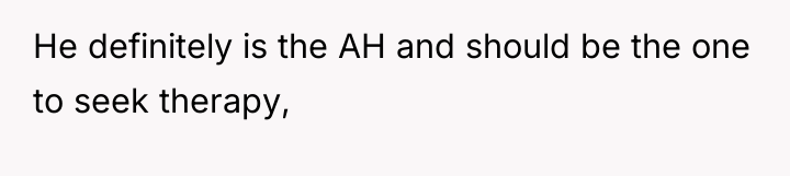He definitely is the AH and should be the one...