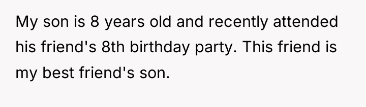 My son is 8 years old and recently attended his...