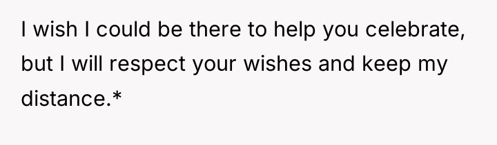 I wish I could be there to help you celebrate,...