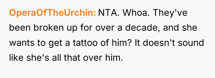 OperaOfTheUrchin NTA. Whoa. They've been broken up for over a...