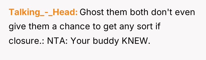 Talking_-_Head Ghost them both don't even give them a chance...
