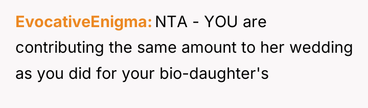 EvocativeEnigma NTA - YOU are contributing the same amount to...