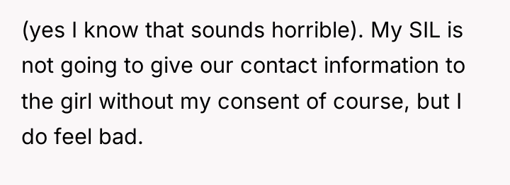 (yes I know that sounds horrible). My SIL is not...