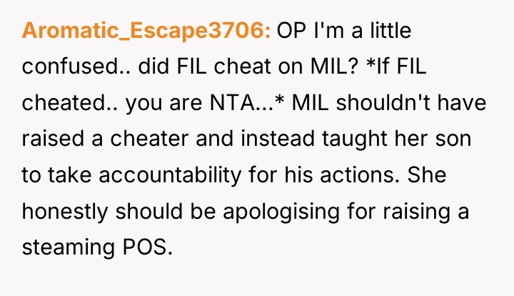 Aromatic_Escape3706 OP I'm a little confused.. did FIL cheat on...