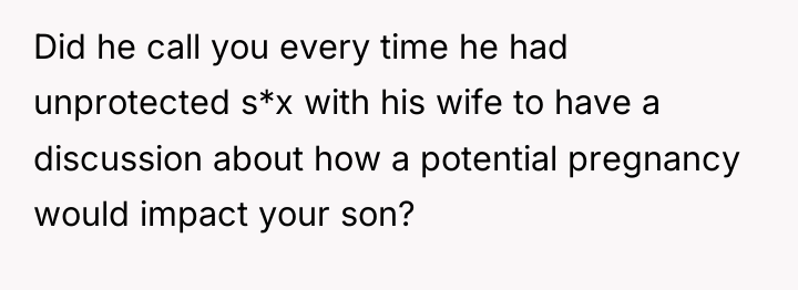 Did he call you every time he had unprotected s*x...