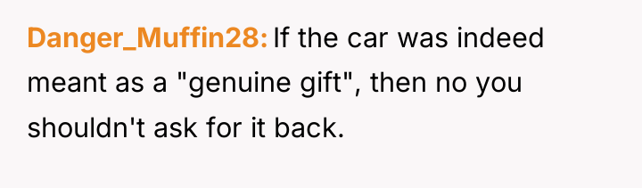 Danger_Muffin28 If the car was indeed meant as a "genuine...