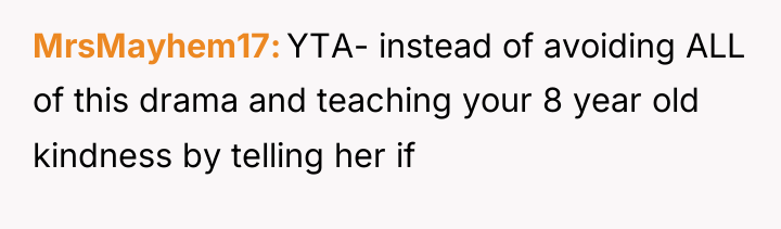 MrsMayhem17 YTA- instead of avoiding ALL of this drama and...