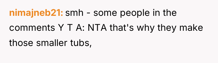 nimajneb21 smh - some people in the comments Y T...