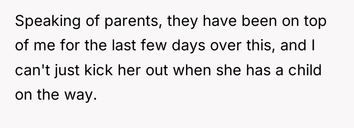 Speaking of parents, they have been on top of me...
