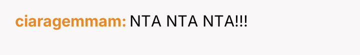 ciaragemmam NTA NTA NTA!!!