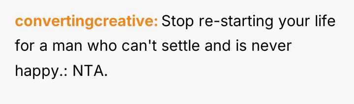 convertingcreative Stop re-starting your life for a man who can't...