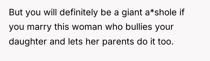 But you will definitely be a giant a*shole if you...