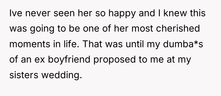 Ive never seen her so happy and I knew this...