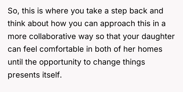 So, this is where you take a step back and...