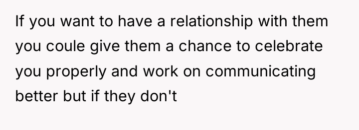 If you want to have a relationship with them you...