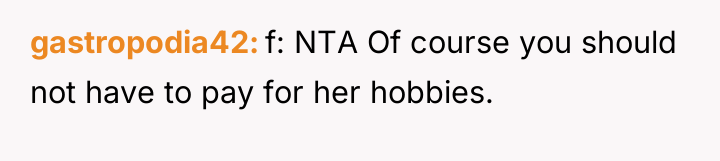 gastropodia42 f: NTA Of course you should not have to...