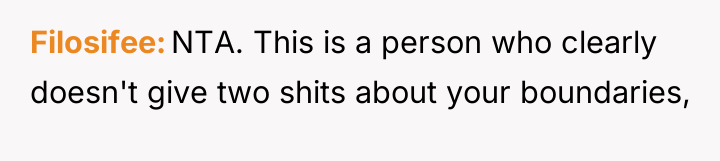 Filosifee NTA. This is a person who clearly doesn't give...