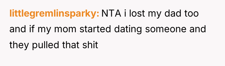littlegremlinsparky NTA i lost my dad too and if my...