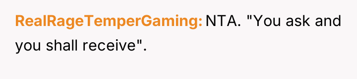 RealRageTemperGaming NTA. "You ask and you shall receive".