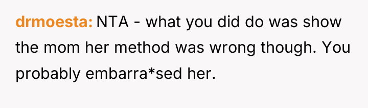 drmoesta NTA - what you did do was show the...