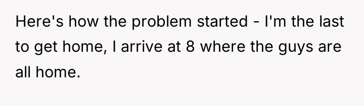 Here's how the problem started - I'm the last to...