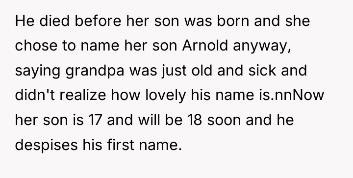 He died before her son was born and she chose...