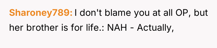 Sharoney789 I don't blame you at all OP, but her...