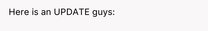 Here is an UPDATE guys: