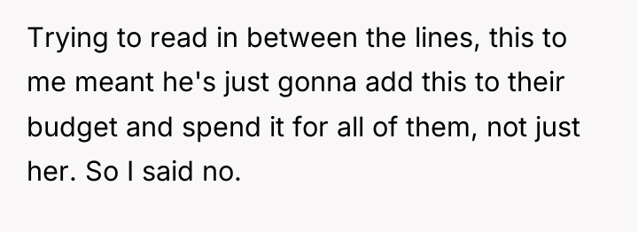 Trying to read in between the lines, this to me...