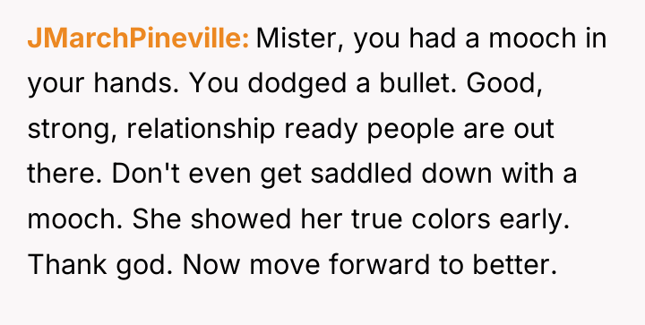 JMarchPineville Mister, you had a mooch in your hands. You...