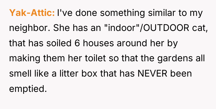 Yak-Attic I've done something similar to my neighbor. She has...