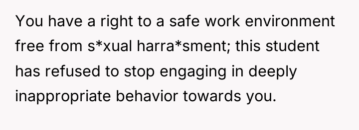 You have a right to a safe work environment free...