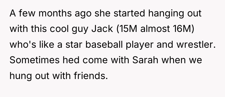 A few months ago she started hanging out with this...