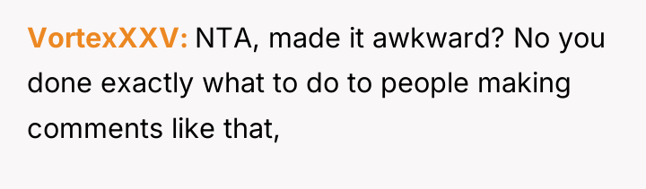 VortexXXV NTA, made it awkward? No you done exactly what...