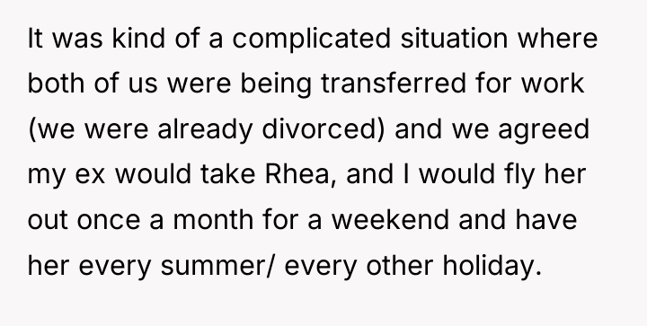 It was kind of a complicated situation where both of...