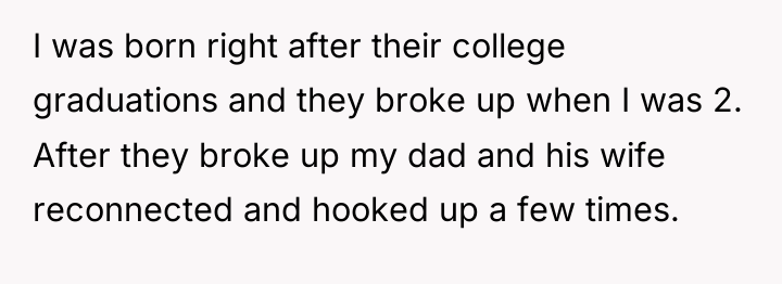 I was born right after their college graduations and they...
