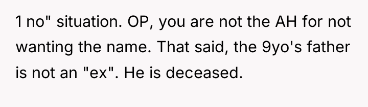 1 no" situation. OP, you are not the AH for...
