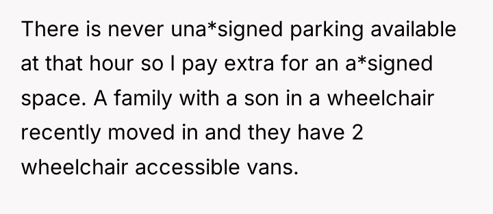 There is never una*signed parking available at that hour so...