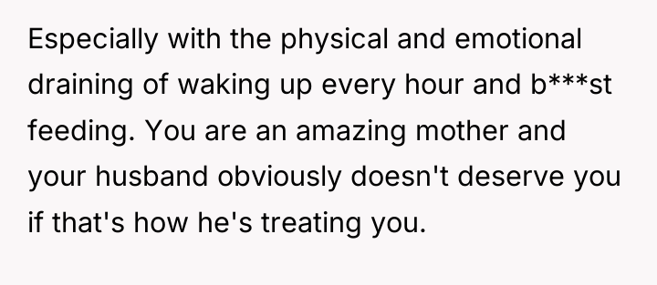 Especially with the physical and emotional draining of waking up...