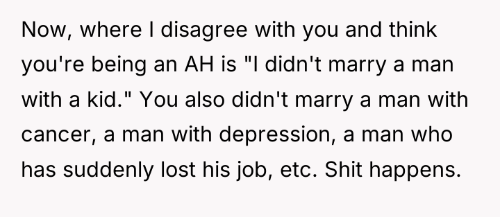 Now, where I disagree with you and think you're being...