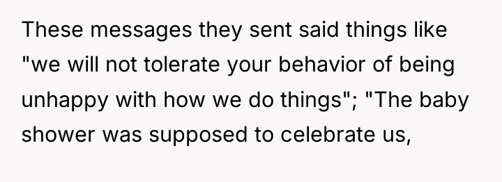 These messages they sent said things like "we will not...