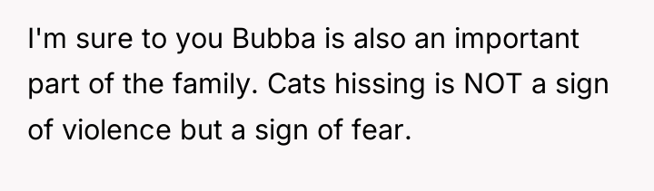 I'm sure to you Bubba is also an important part...