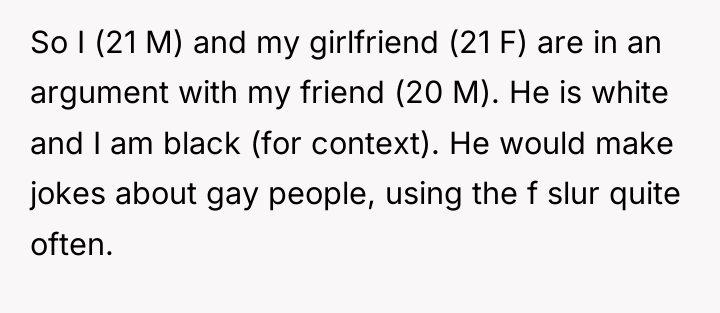 So I (21 M) and my girlfriend (21 F) are...