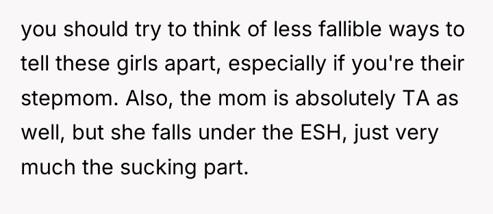 you should try to think of less fallible ways to...