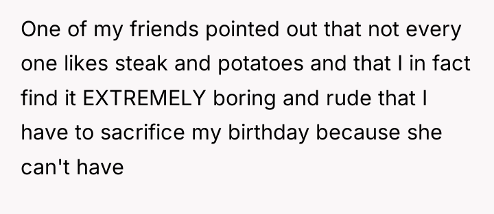 One of my friends pointed out that not every one...
