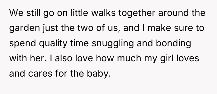 We still go on little walks together around the garden...