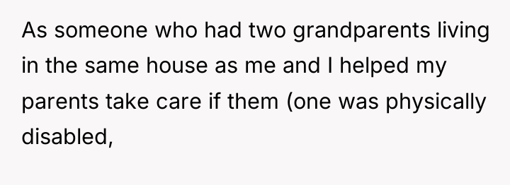 As someone who had two grandparents living in the same...